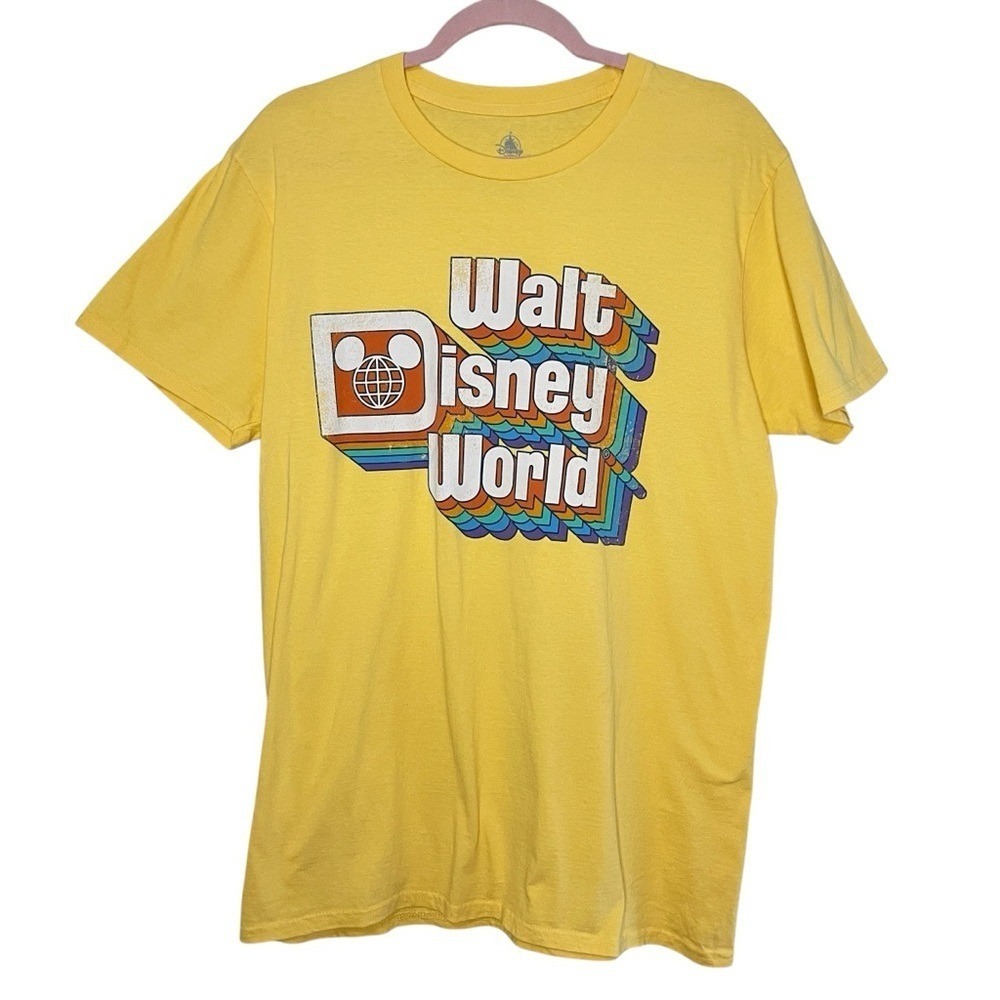 WALT DISNEY WORLD Official Parks Retro T-Shrit, Adult Large‎
